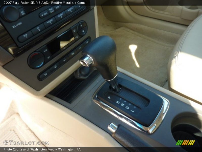 Redfire Metallic / Camel 2007 Ford Fusion SEL V6 AWD