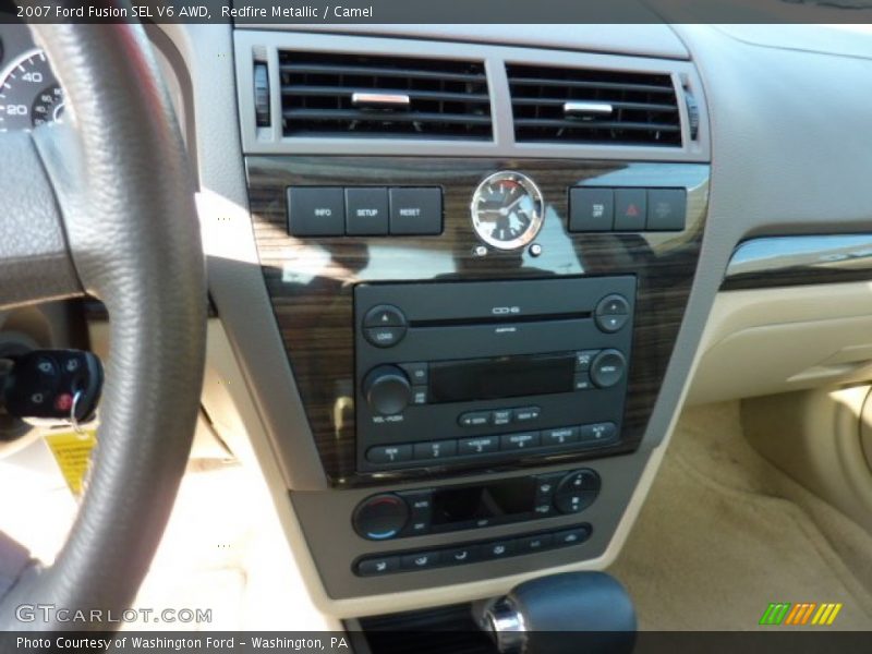 Redfire Metallic / Camel 2007 Ford Fusion SEL V6 AWD
