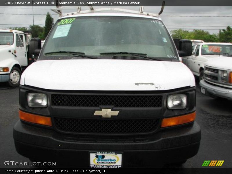 Summit White / Medium Pewter 2007 Chevrolet Express 1500 Commercial Van