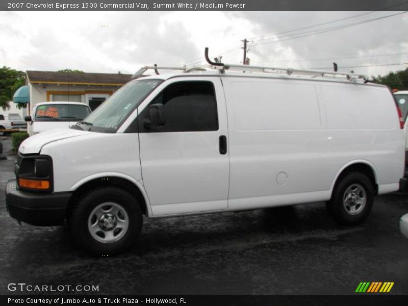 Summit White / Medium Pewter 2007 Chevrolet Express 1500 Commercial Van