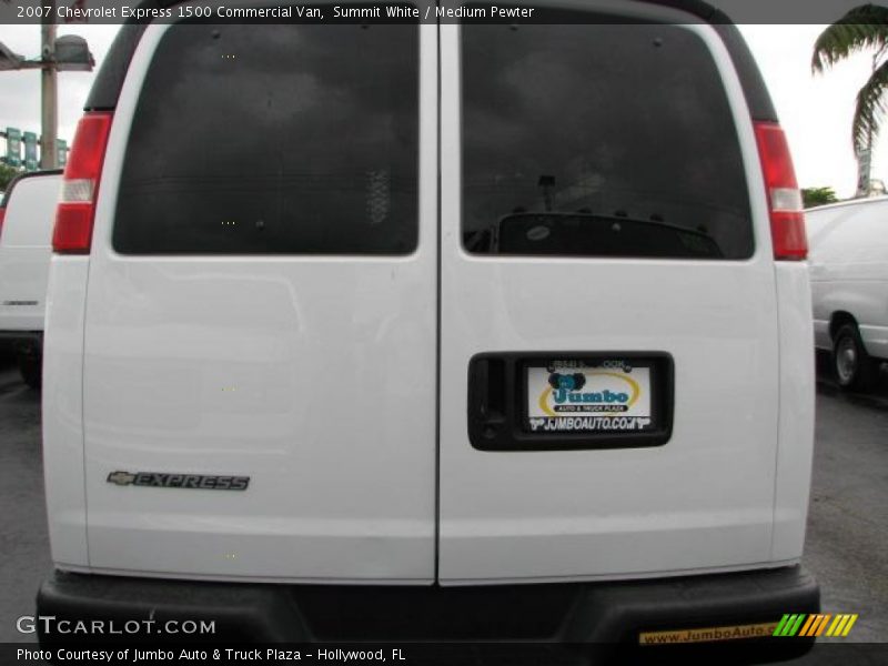 Summit White / Medium Pewter 2007 Chevrolet Express 1500 Commercial Van
