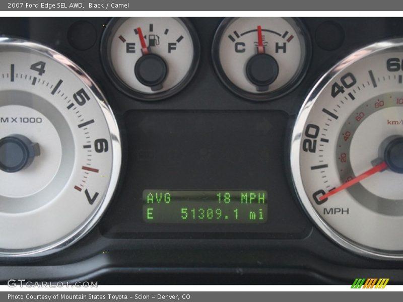 Black / Camel 2007 Ford Edge SEL AWD
