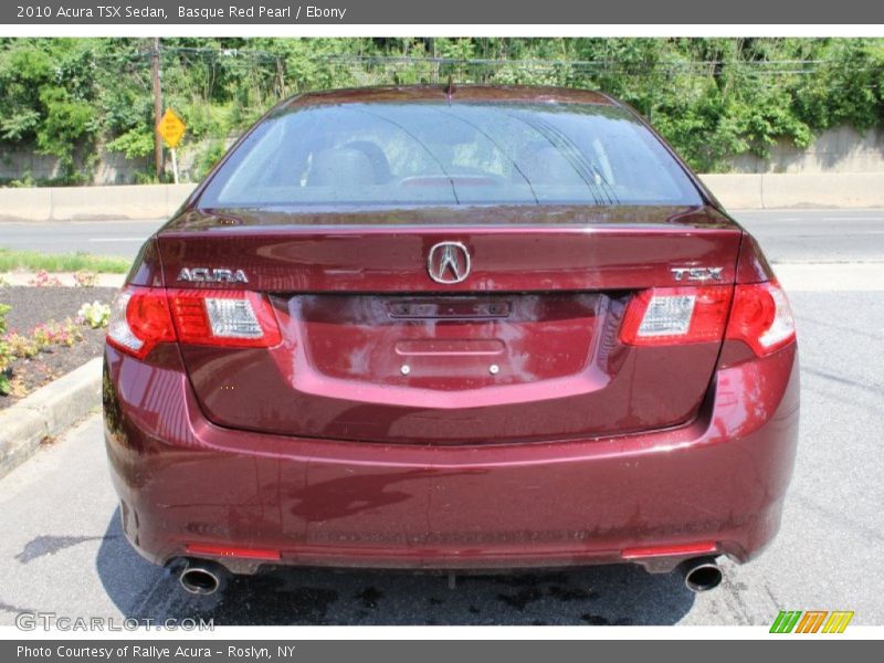 Basque Red Pearl / Ebony 2010 Acura TSX Sedan