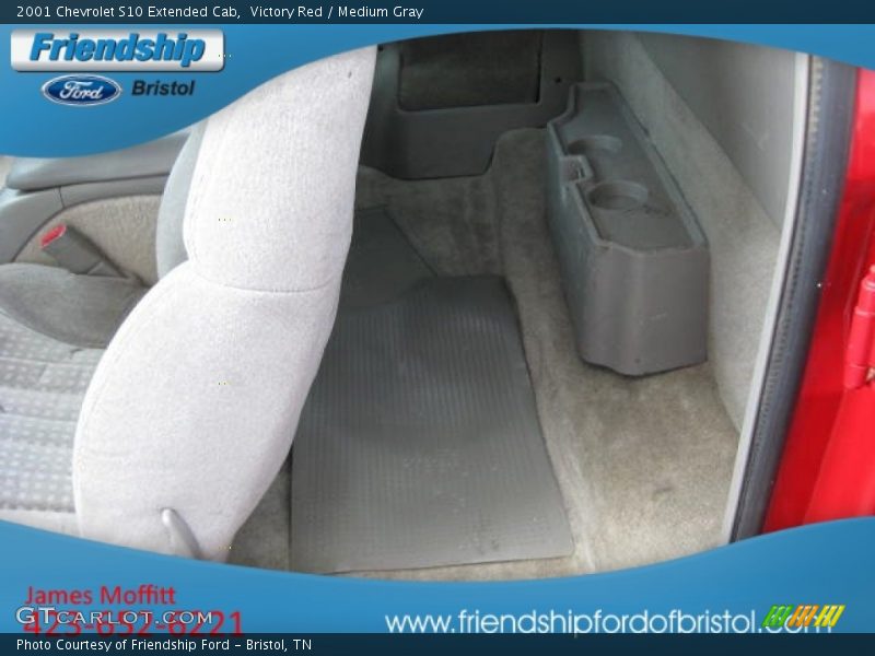 Victory Red / Medium Gray 2001 Chevrolet S10 Extended Cab