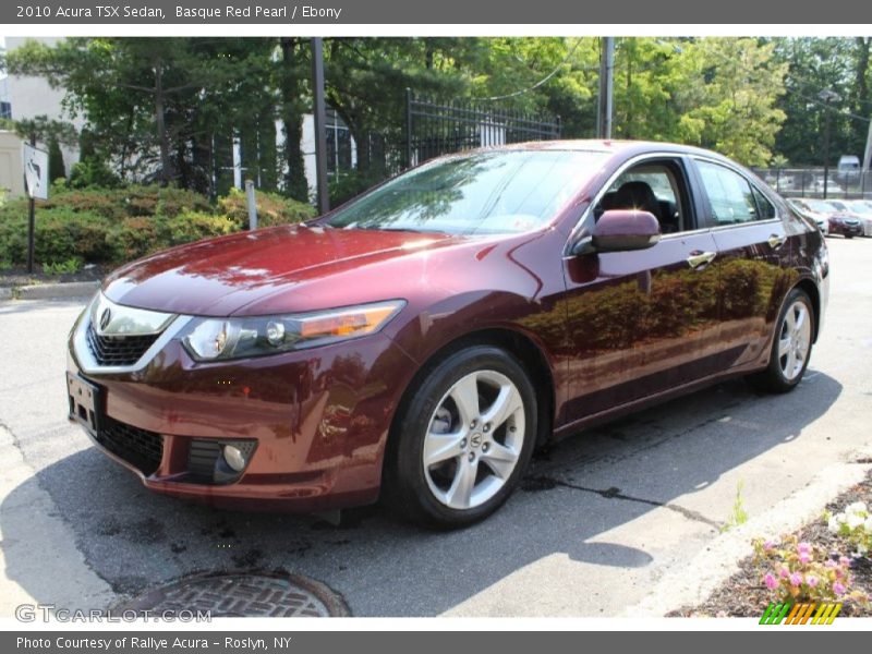Basque Red Pearl / Ebony 2010 Acura TSX Sedan