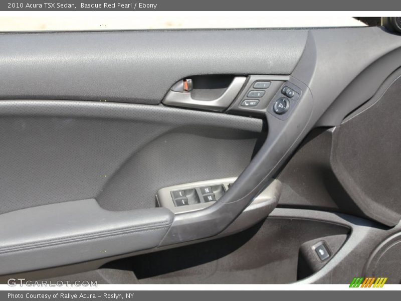 Basque Red Pearl / Ebony 2010 Acura TSX Sedan