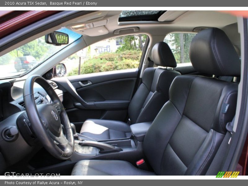 Basque Red Pearl / Ebony 2010 Acura TSX Sedan