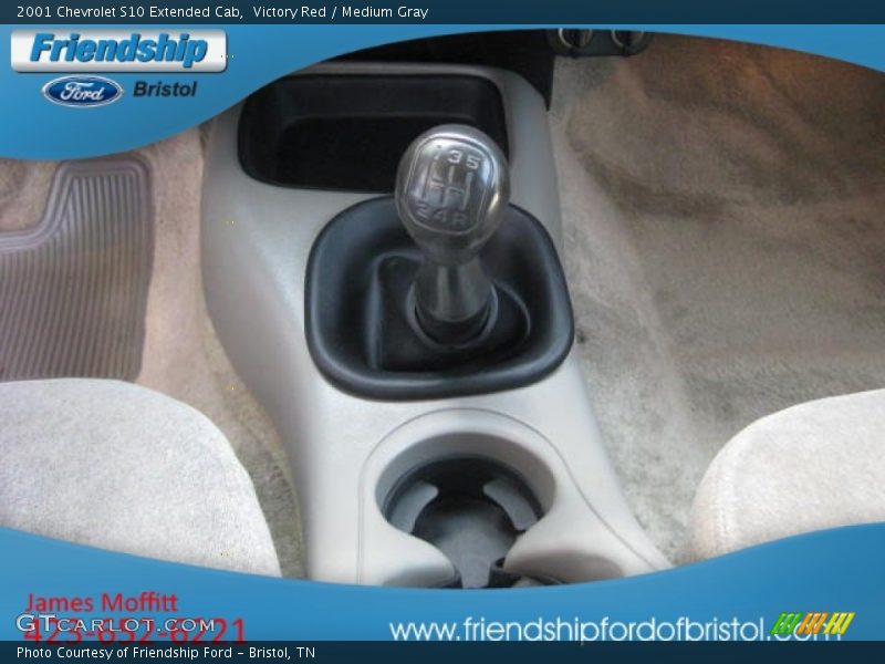 Victory Red / Medium Gray 2001 Chevrolet S10 Extended Cab