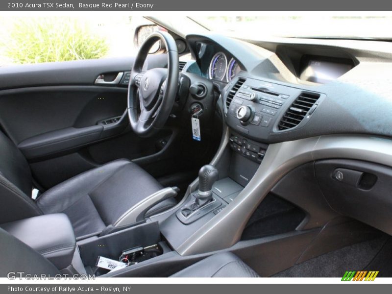 Basque Red Pearl / Ebony 2010 Acura TSX Sedan