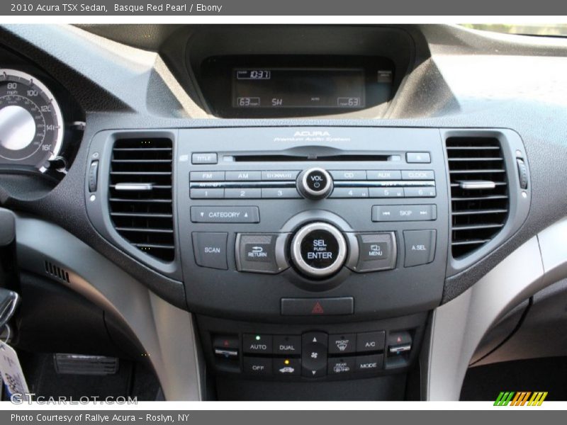 Basque Red Pearl / Ebony 2010 Acura TSX Sedan