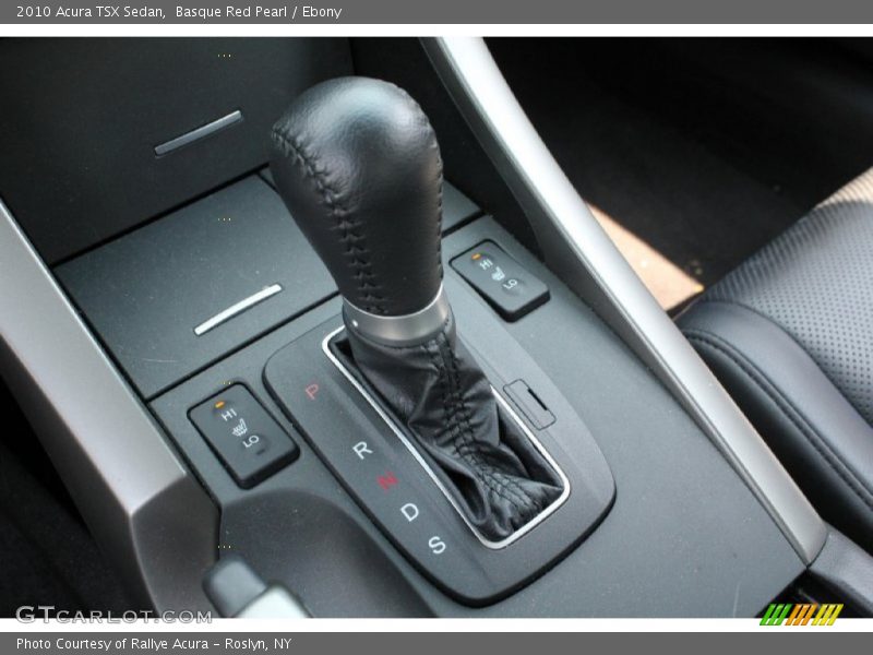 Basque Red Pearl / Ebony 2010 Acura TSX Sedan