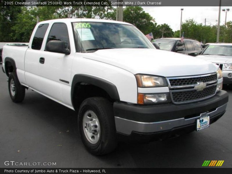 Summit White / Dark Charcoal 2005 Chevrolet Silverado 2500HD Work Truck Extended Cab