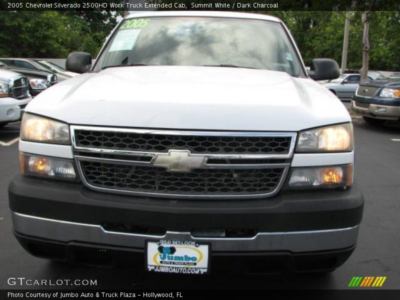Summit White / Dark Charcoal 2005 Chevrolet Silverado 2500HD Work Truck Extended Cab