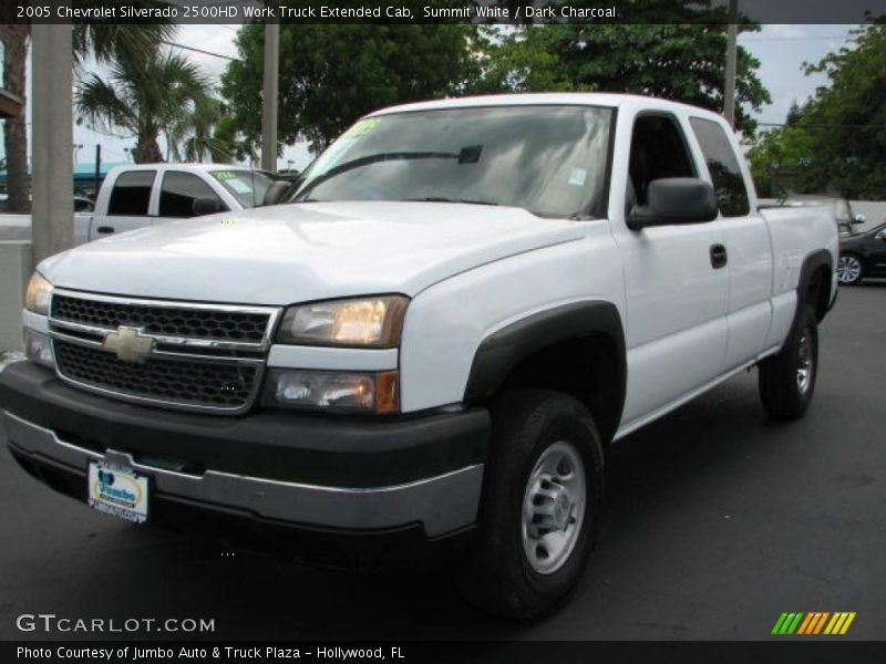 Summit White / Dark Charcoal 2005 Chevrolet Silverado 2500HD Work Truck Extended Cab