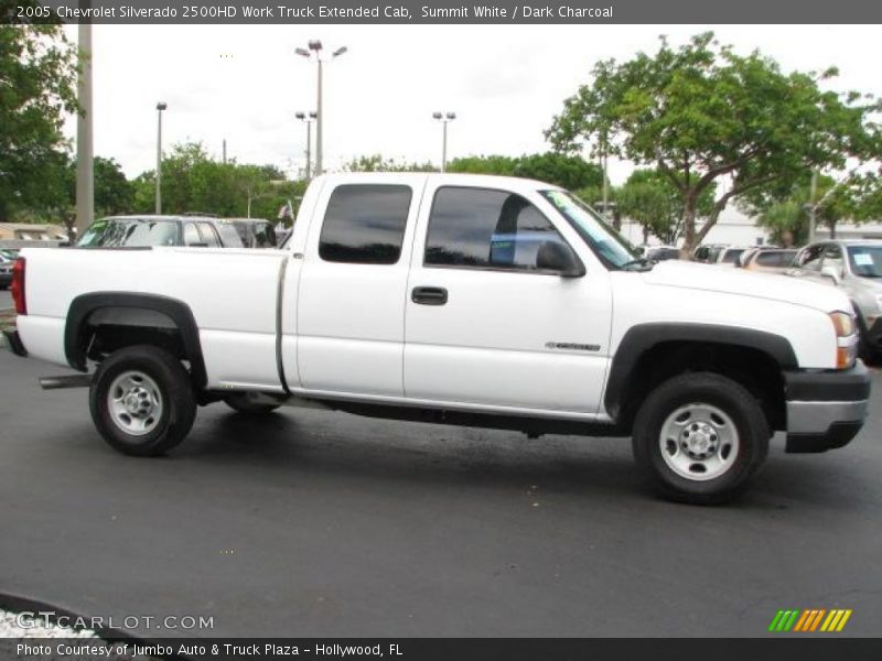 Summit White / Dark Charcoal 2005 Chevrolet Silverado 2500HD Work Truck Extended Cab