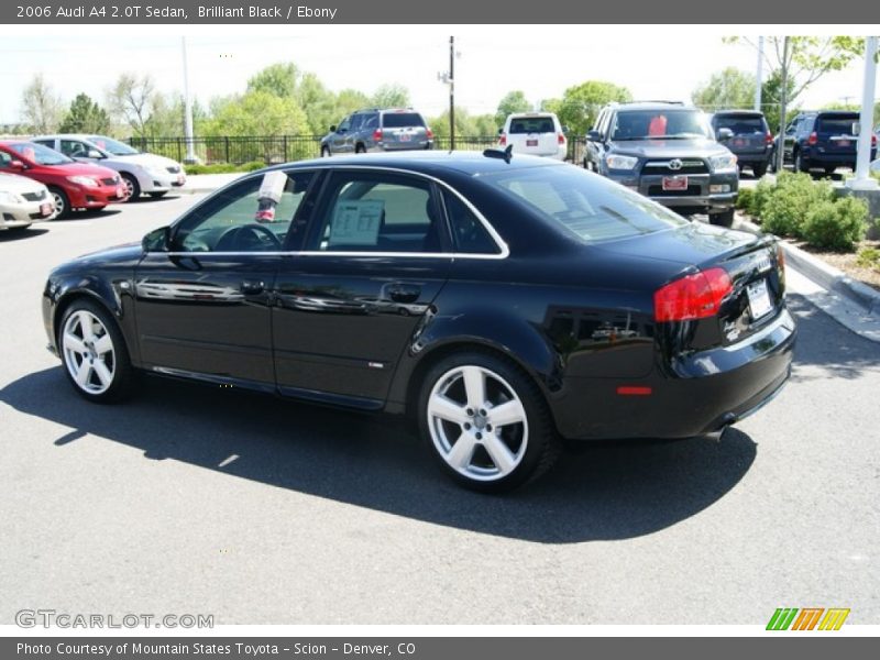 Brilliant Black / Ebony 2006 Audi A4 2.0T Sedan