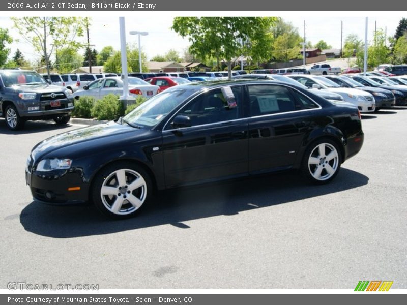 Brilliant Black / Ebony 2006 Audi A4 2.0T Sedan
