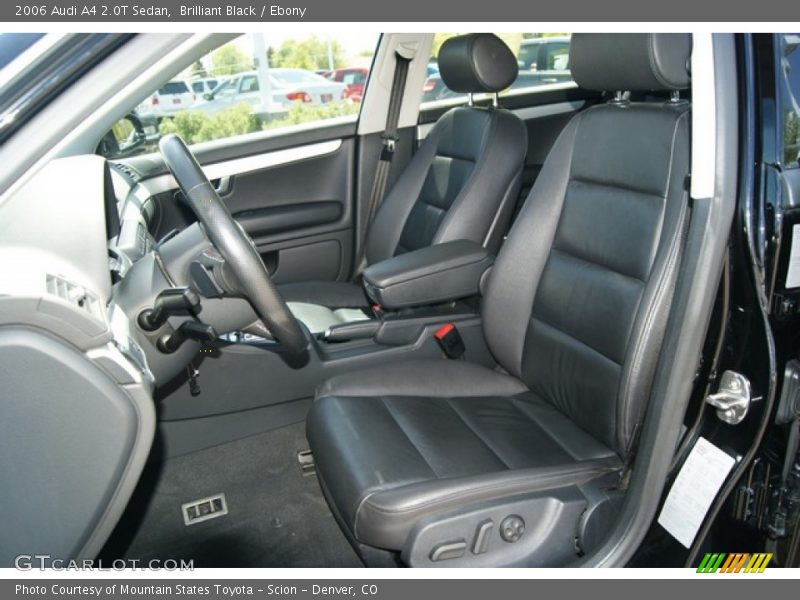Brilliant Black / Ebony 2006 Audi A4 2.0T Sedan