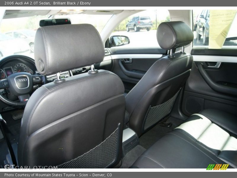 Brilliant Black / Ebony 2006 Audi A4 2.0T Sedan