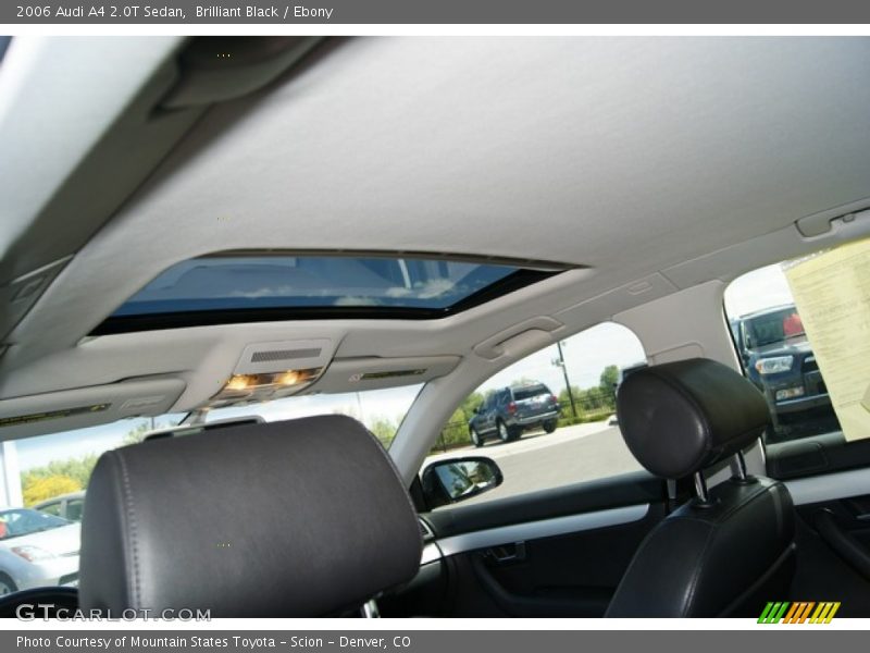 Brilliant Black / Ebony 2006 Audi A4 2.0T Sedan