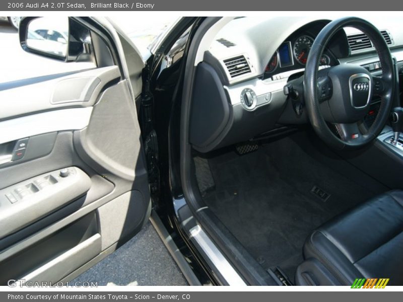 Brilliant Black / Ebony 2006 Audi A4 2.0T Sedan