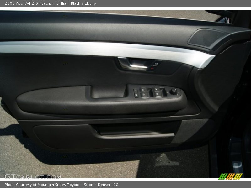 Brilliant Black / Ebony 2006 Audi A4 2.0T Sedan