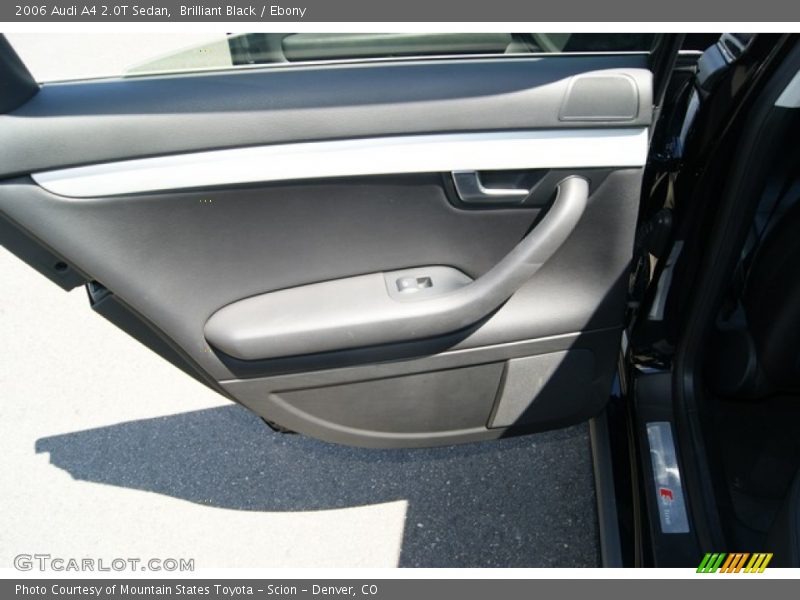 Brilliant Black / Ebony 2006 Audi A4 2.0T Sedan