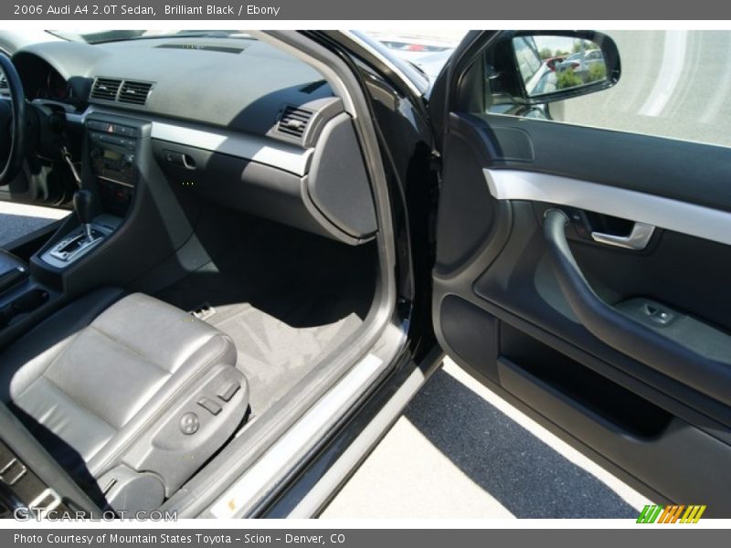 Brilliant Black / Ebony 2006 Audi A4 2.0T Sedan