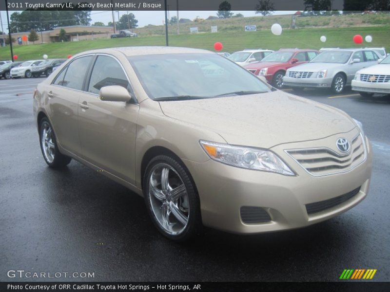 Sandy Beach Metallic / Bisque 2011 Toyota Camry LE