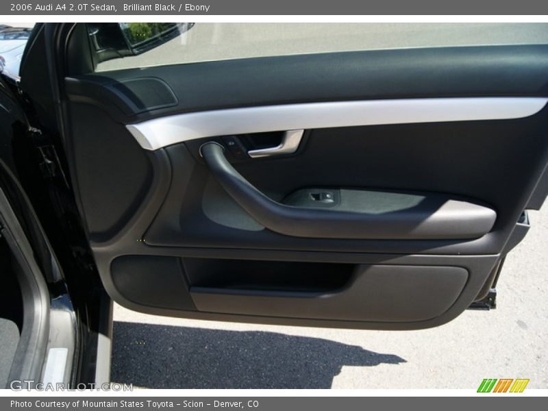 Brilliant Black / Ebony 2006 Audi A4 2.0T Sedan