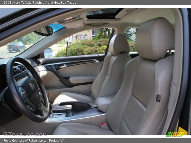 Polished Metal Metallic / Taupe 2008 Acura TL 3.2
