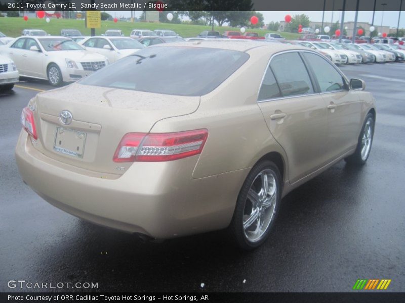 Sandy Beach Metallic / Bisque 2011 Toyota Camry LE