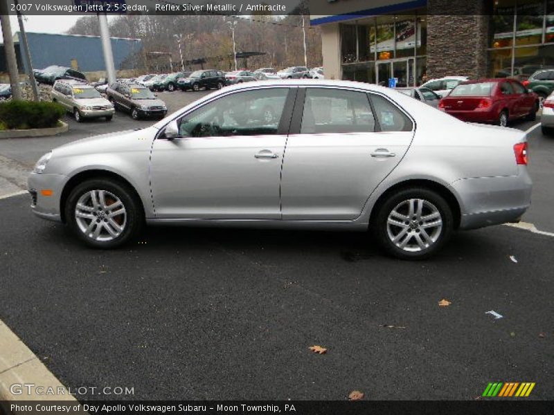 Reflex Silver Metallic / Anthracite 2007 Volkswagen Jetta 2.5 Sedan