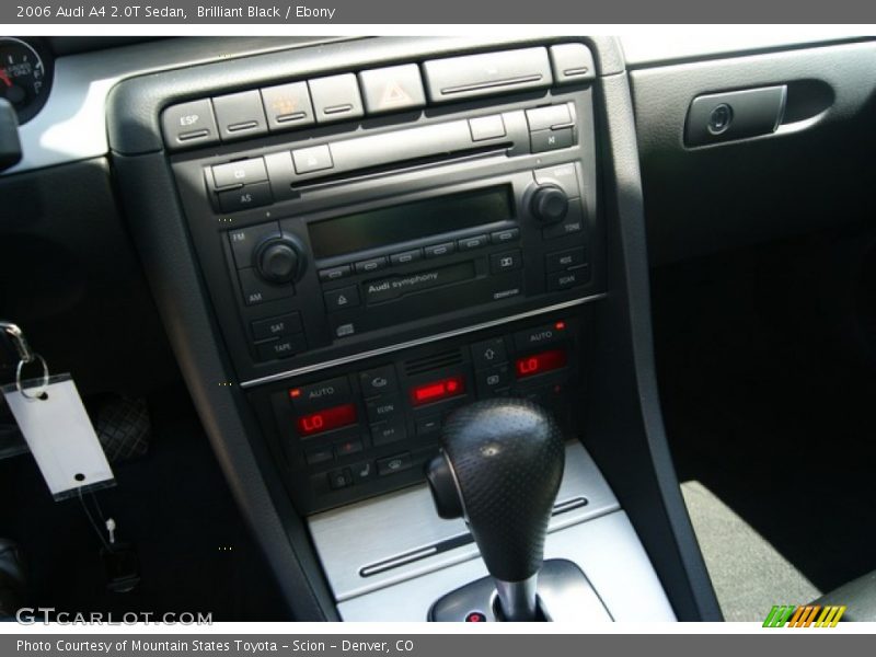 Brilliant Black / Ebony 2006 Audi A4 2.0T Sedan