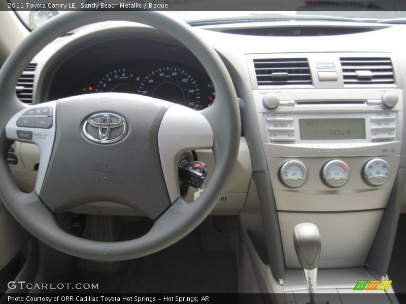 Sandy Beach Metallic / Bisque 2011 Toyota Camry LE