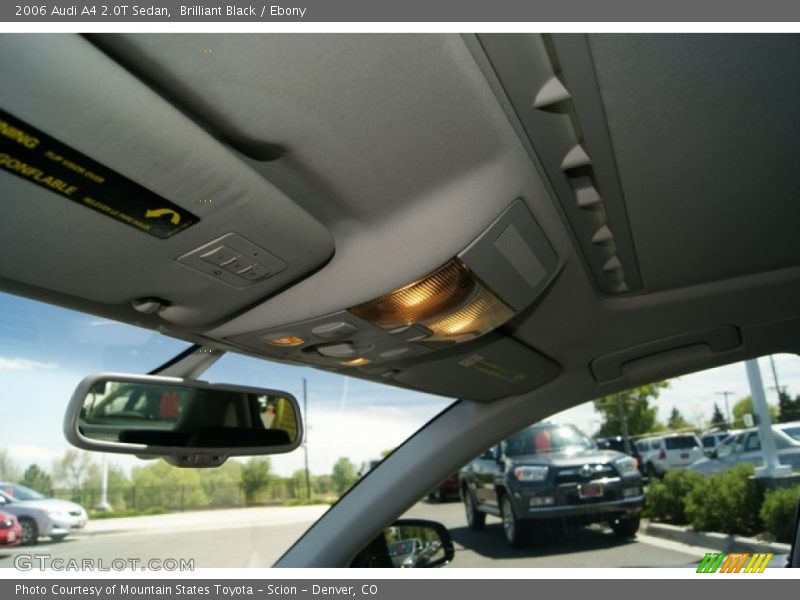 Brilliant Black / Ebony 2006 Audi A4 2.0T Sedan