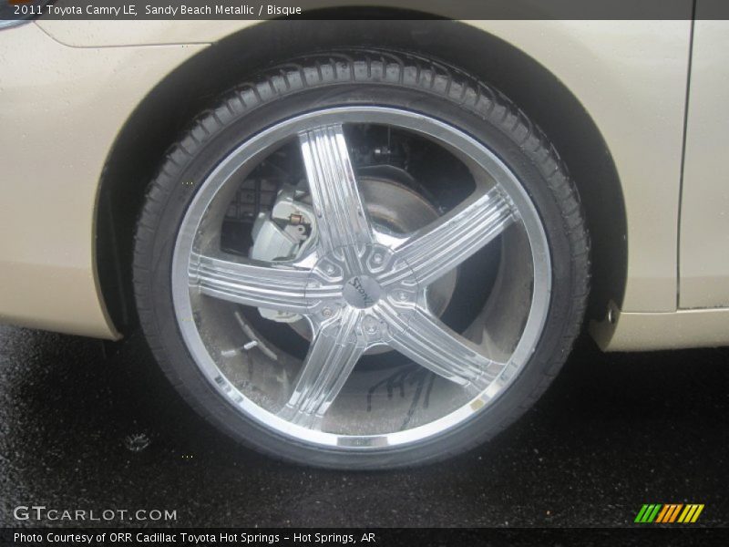 Custom Wheels of 2011 Camry LE
