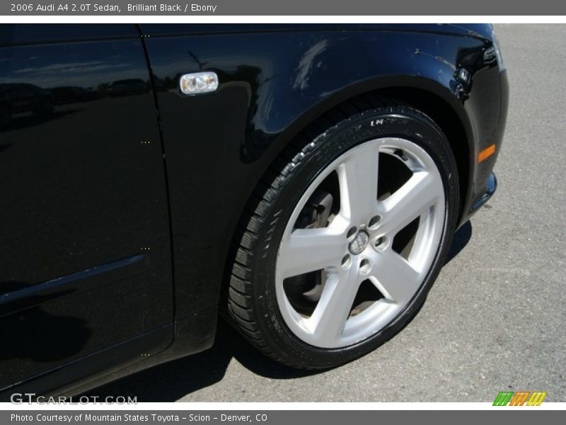 Brilliant Black / Ebony 2006 Audi A4 2.0T Sedan