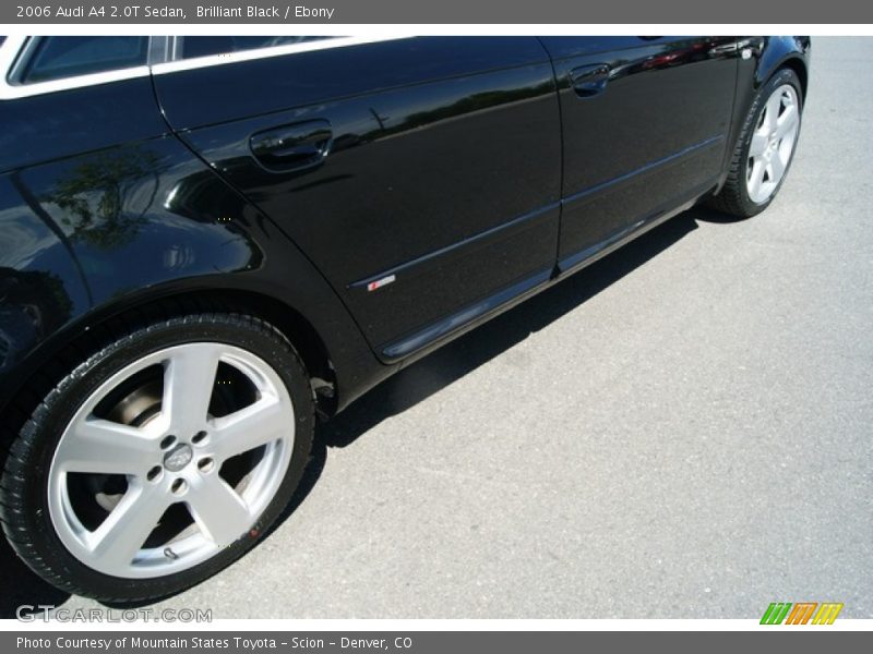 Brilliant Black / Ebony 2006 Audi A4 2.0T Sedan