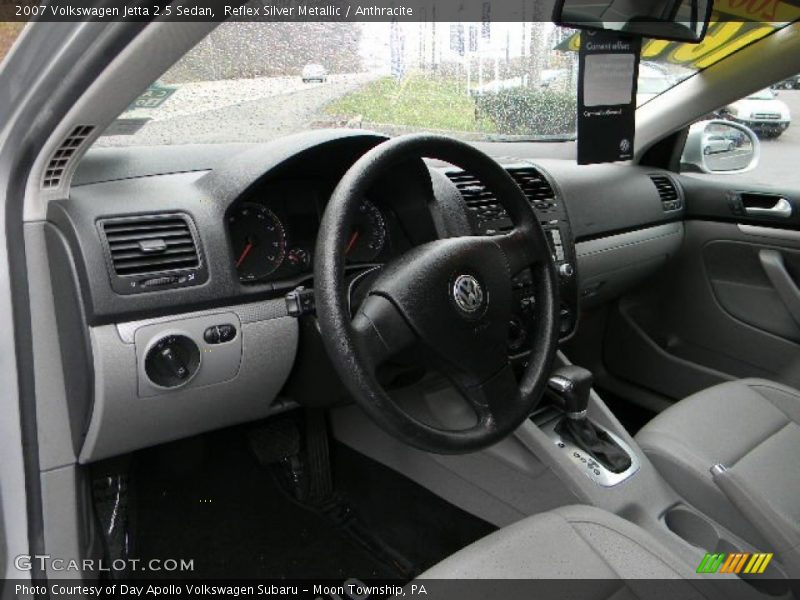Reflex Silver Metallic / Anthracite 2007 Volkswagen Jetta 2.5 Sedan