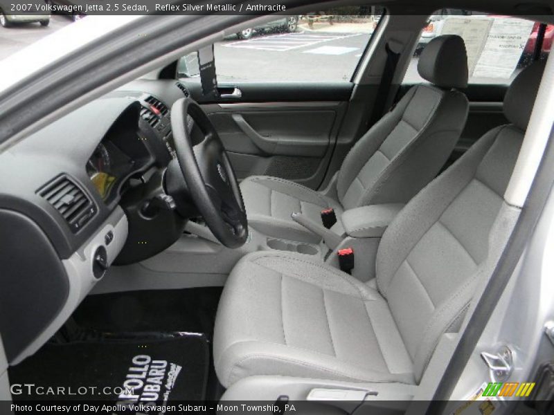 Reflex Silver Metallic / Anthracite 2007 Volkswagen Jetta 2.5 Sedan