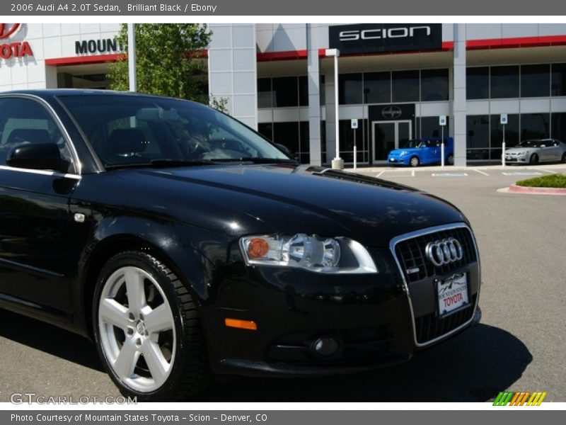 Brilliant Black / Ebony 2006 Audi A4 2.0T Sedan