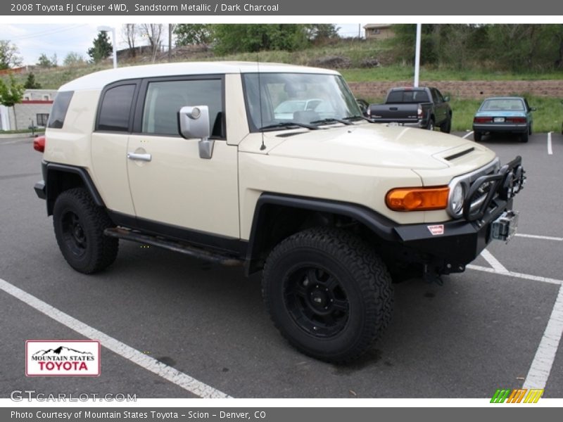 Sandstorm Metallic / Dark Charcoal 2008 Toyota FJ Cruiser 4WD