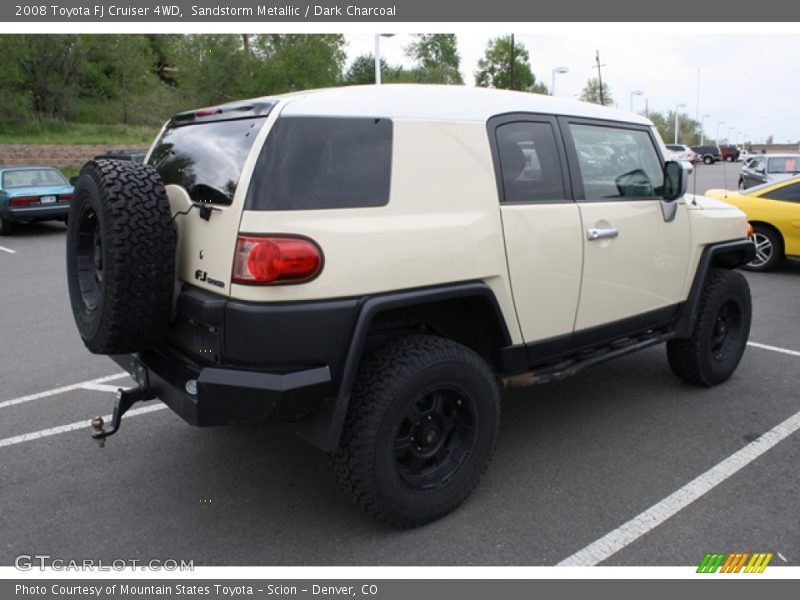 Sandstorm Metallic / Dark Charcoal 2008 Toyota FJ Cruiser 4WD