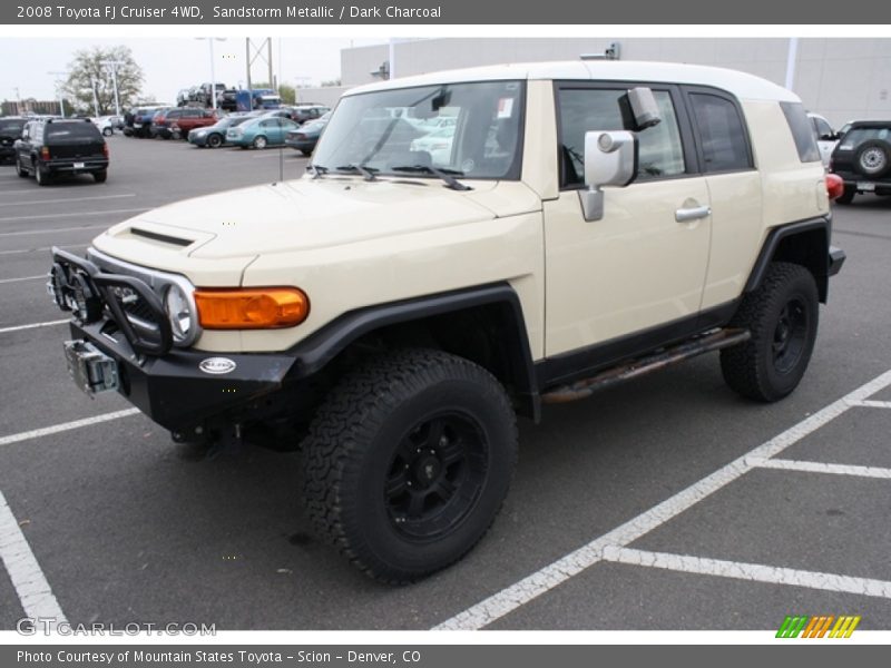 Sandstorm Metallic / Dark Charcoal 2008 Toyota FJ Cruiser 4WD