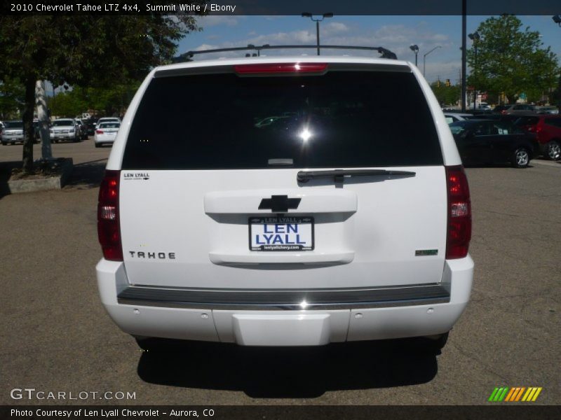 Summit White / Ebony 2010 Chevrolet Tahoe LTZ 4x4