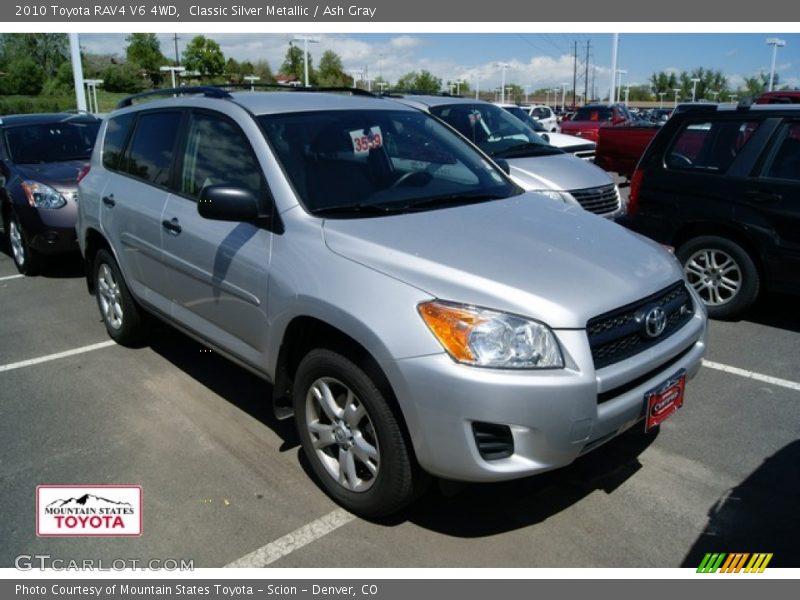 Classic Silver Metallic / Ash Gray 2010 Toyota RAV4 V6 4WD