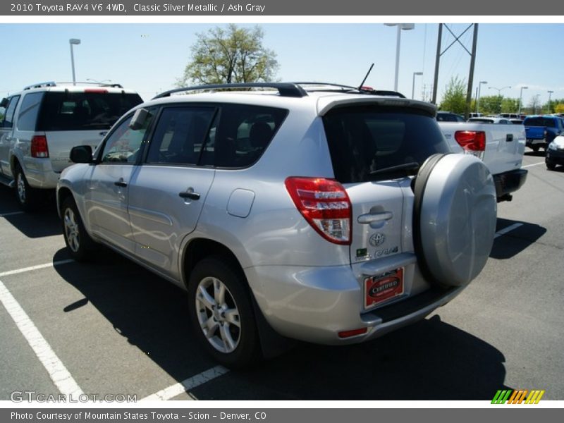 Classic Silver Metallic / Ash Gray 2010 Toyota RAV4 V6 4WD