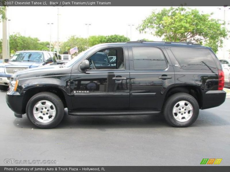 Black / Dark Titanium/Light Titanium 2007 Chevrolet Tahoe LS