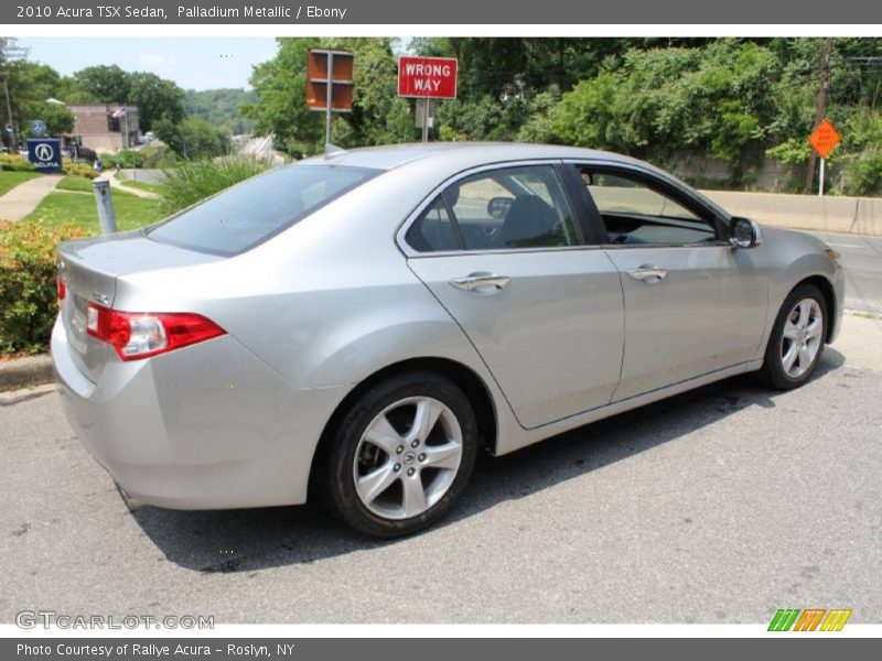 Palladium Metallic / Ebony 2010 Acura TSX Sedan